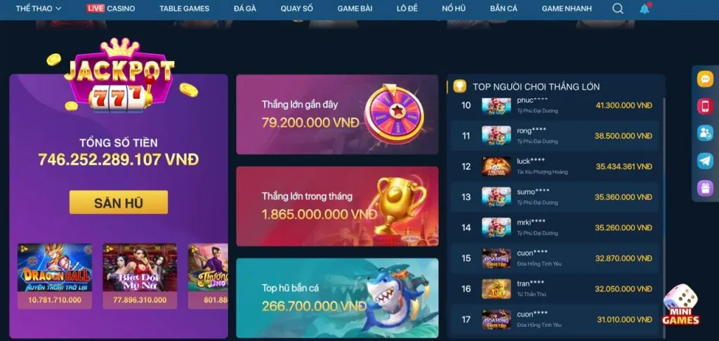 Trò chơi Nổ Hũ Thần Tài